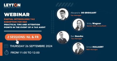 Webinar: Partial withholding tax exemption for R&D