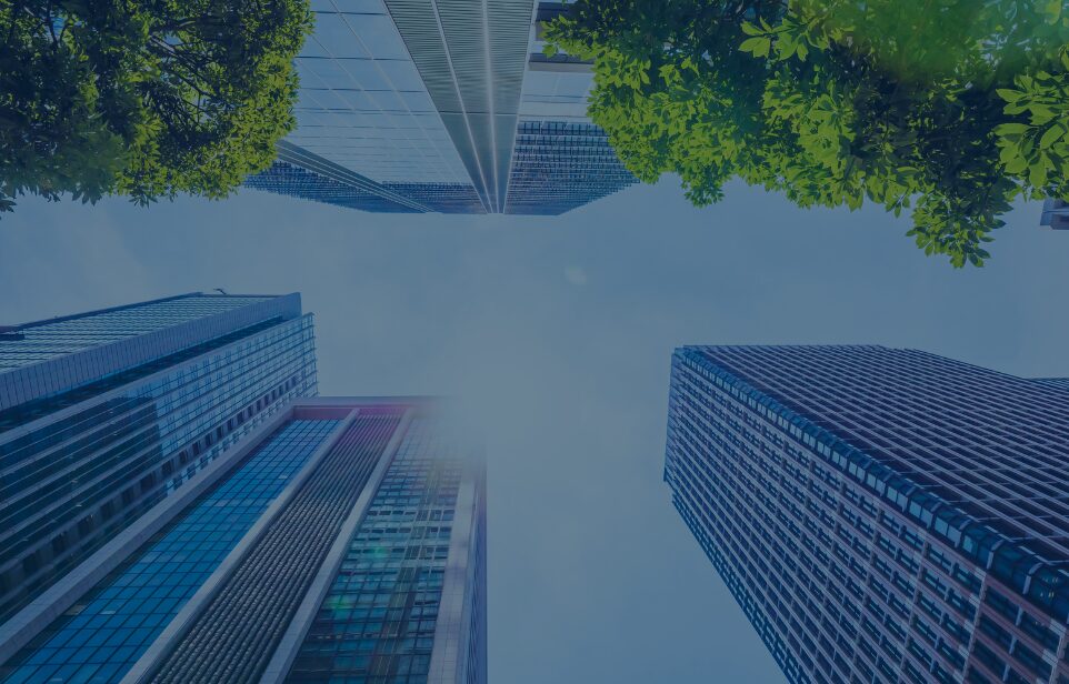 Modern office buildings representing innovation funding in Belgium and business competitiveness