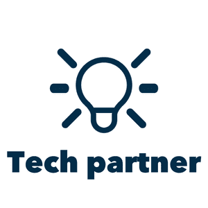 Tech partner, partnership icon