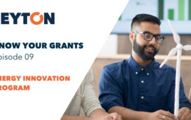Antoine Giroir presenting the Energy Innovation Program in Leyton's Know your grants video series - Episode 09