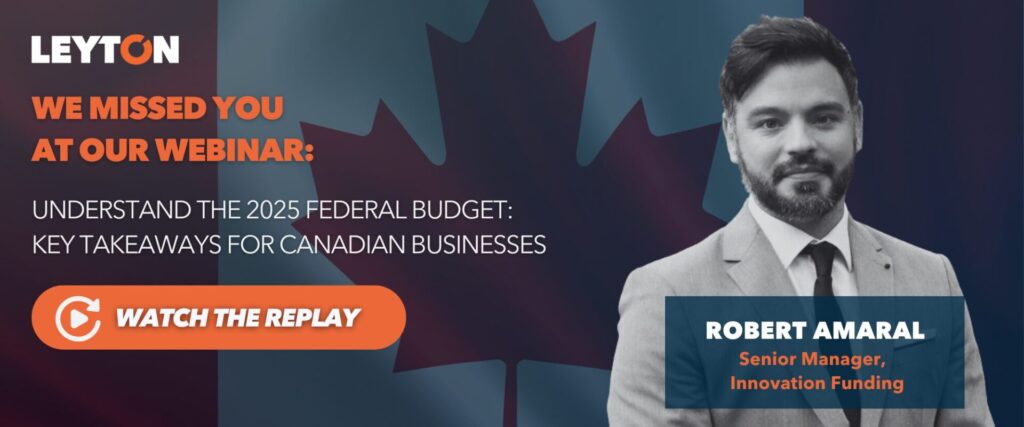 Federal Budget 2025 SR&ED webinar