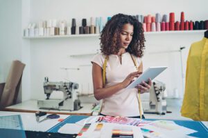 woman entrepreneurship working digital