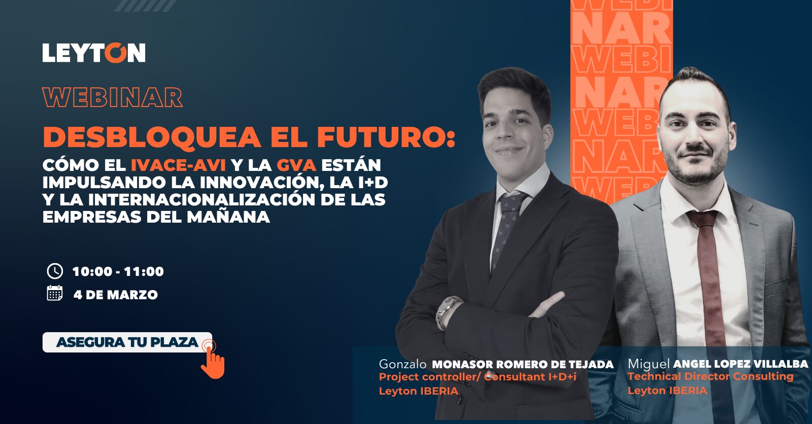 Webinar: Desbloquea el Futuro: Cómo el IVACE-AVI y la GVA están Impulsando la Innovación, la I+D y la Internacionalización de las Empresas del Mañana