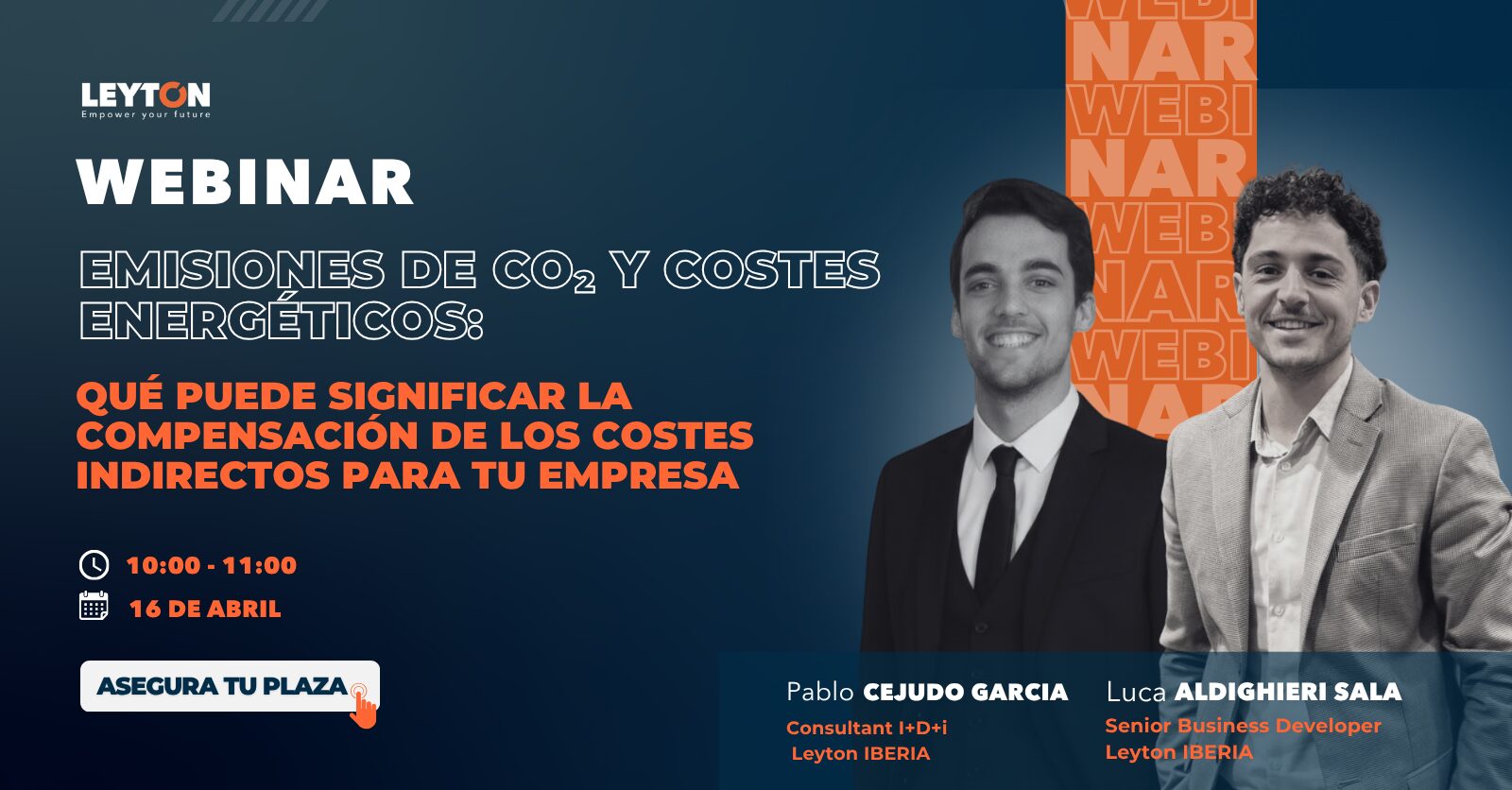 Webinar: Emisiones de CO₂ y costes energéticos: qué puede significar la compensación de los costes indirectos para tu empresa