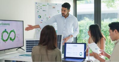 Riunione in azienda su tematiche ESG