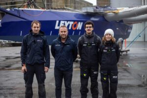 The Ocean Fifty Leyton is launched in Lorient with a central rudder and a new mast