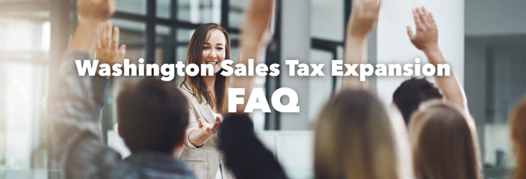 sales tax on professional services faq