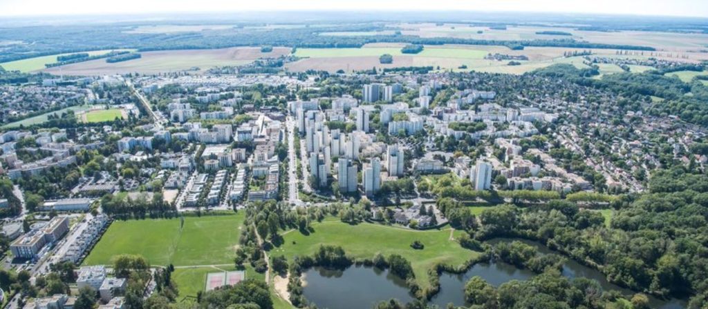 Ville Les Ulis - vue aérienne