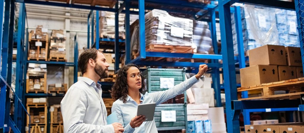 Image of a bustling packaging facility in Quebec, demonstrating the industrial scope of Leyton's client in the case study